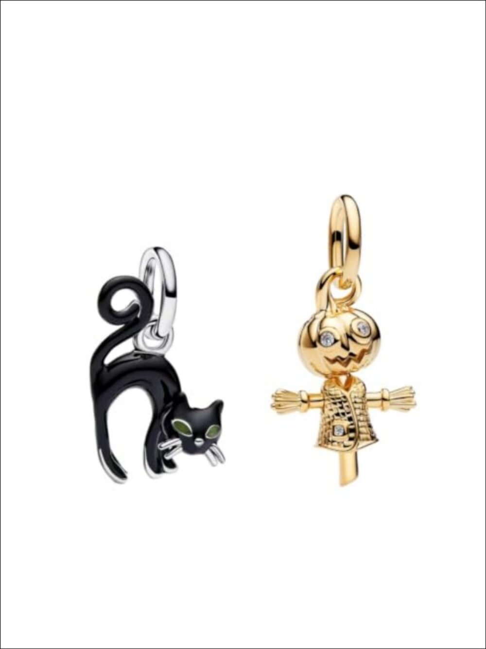 Sterling Silver Halloween Charm Bead for Bracelet Women